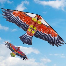 독수리 연 만들기 날리기 집콕놀이 미술 재료 얼레 초등 봄 활동 키트 캠핑놀거리 엄마표, 3-3. 150cm 그린 계열