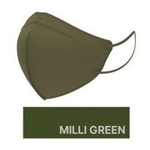 늘푸른 톤업 컬러마스크 대형 새부리형 마스크 30매 (1BOX) C형 C타입 마스크 대량주문 관공서 회사 학교 칼라마스크 국가대표 마스크 귀편한 칼국수끈 마스크, MILLI GREEN