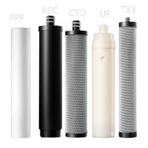 PP 코튼 T33 활성 탄소 한외 여과 카트리지 주방 워터 필터 용 5Pcs 정수기 교체