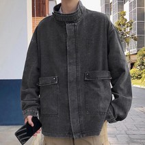 빠른출고 데님상의 청자켓 차이나 간절기 자켓 남방잠바 데님자켓 남성야상 야상자켓 외투 간절기 점퍼