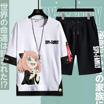 SPYxFAMILY 스파이 패밀리 굿즈 의류 애니메이션 반팔 티셔츠