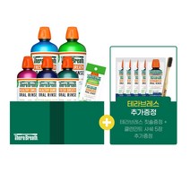 [스페셜박스] 테라브레스 8만원 세트 (마일드민트1000+아이시민트1000+클린민트473+레인473+스파클473+휴대용가글 마일드 6개입+테라브레스 칫솔증정+클, 단품