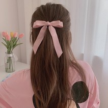 골프 리본핀 집게핀 머리핀 되통수볼륨 왕리본삔, 5-골프리본핀-라벤더, 본상품선택