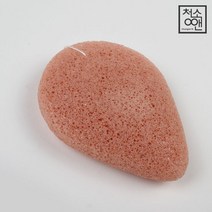 청소앤 곤약 스펀지 소형 송이 제주 화산재 피부, 단품