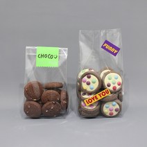 [소행섬] 투명 쿠키봉투(M자형) L, 2000매입