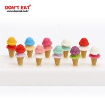 더블콘 아이스크림 이어캡 (3.5파이 전용), 1개, 10화이트+레드