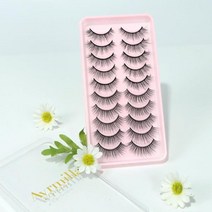 5 10 쌍 3D 밍크 속눈썹 자연 힐 메이크업 Cils 희미한 잔인 Maquiagem, 10Pairs-Ay21