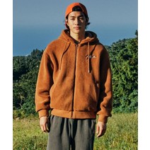 [국내 매장판] VOLCOM 로고 플리스 후드 집업카멜 263041