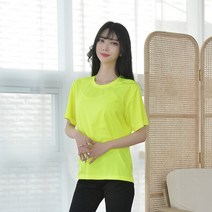 지앤제이 쿨론 형광 라운드(반팔) 티셔츠