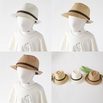아기밀짚모자/유아동지사챙모자/지사중절모
