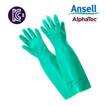 안셀 알파텍 37-185 안전 내화학 케미칼장갑