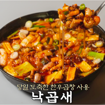 [#뱌뱌별상점] 당일도축 한우곱창 낙곱새 전골 낙지 곱창 새우 수제특제소스 아이들 가족모임 맛있게 끓였다! 2~3인분의 넉넉한 양 ;, 낙곱새 2~3인분 1팩