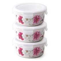 토탈하우스 에일린 도자기 밀폐찬통 3조세트 (중) 1687