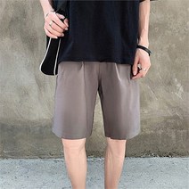 남자 무릎기장 기본 반바지 데일리 밴딩 하프 팬츠 (7267259)