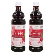 청강원 오미차청 900ml 국산 오미자엑기스 농축원액 80%, 1.1kg, 2병