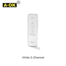전동 A-OK RF433 리모컨 AC123-01 용 커튼 모터/A-OK 관형 롤링 모터