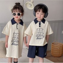 [당일발송] 코코랜드 아동 여름 구미베어남매룩 아동키즈의류 남매자매룩 트윈룩