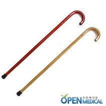 [IN] 수공예 나무지팡이 (총길이 92cm), 오크색