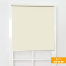 우드블라인드 창문햇빛가리개 SCHRLING100 암막 장력 롤러 블라인드 마운트 내부에 드릴 설치 없음 윈도우 룸용 셔터, Ecru+W140xH180cm