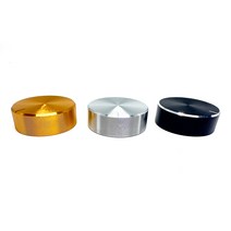 알루미늄 오디오 손잡이 포텐셜미터 엠프 diy용 가변저항 노브, 25x13mm, 블랙