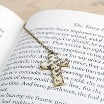 BooKiss 십자가 책갈피 성경 Bible 디자인북마크 독서책갈피 십, 단품