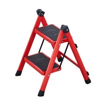 가정용 사다리 소형 접이식 2단 인테리어, 05.핑크 2단 사다리, 1개