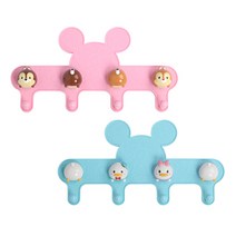 디즈니 썸썸 DIY 피규어 벽걸이 다용도 홀더, 핑크