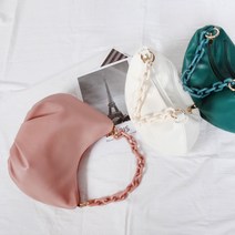 5myshop_볼드 체인 포인트 셔링 라운드 백 SM-CH-24010 패션크로스 숄더 PVC가방 사각토트 토드 미니 홀로그래픽 데이트 룩 홀로그램_5myshop