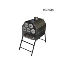 한국공업사 군고구마통 군고구마드럼 5구 가스식