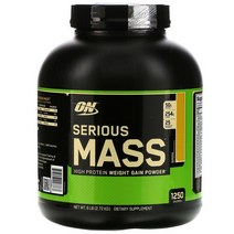 Optimum Nutrition Serious Mass 고단백 체중 증가 분말 바나나 2.72kg(6lbs)