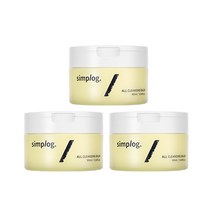[삼진제약] 심플로그 올클렌징밤 90ml 3개, 단품