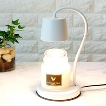 아트박스/소니가든 singleWhite캔들워머+캔들(21oz) SET/결혼집들이선물포장/카드메세지, 화이트머스크