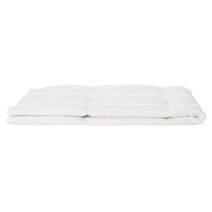 무인양품 MUJI 그레이 깃털 얇은 이불 4547315141999, 화이트