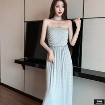 가바바 여성 원피스 시원한 허리슬림 탑 롱원피스 G49042