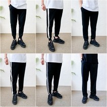 코코로맨틱 세미 와이드 일자 조거 배기핏 남자 트레이닝 바지 6종