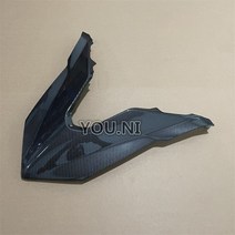 프론트 어퍼 페어링 헤드라이트 노즈 카울 패널 YAMAHA TMAX530 2017-2019 탄소 섬유 도색, 한개옵션0