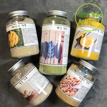 오토파지주스 재료 세트 1kg 단호박 케일 연근 볶은아몬드 바나나 분말 가루