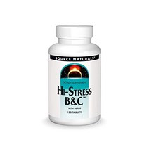 종합비타민 Source Naturals Hi-Stress B&C With Herbs - Supports A Healthy Mental Balance 120 Tablets