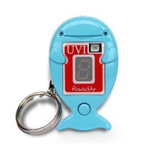 [디어제스트]_주머니 속의 작은 디지털 자외선 측정기 UV-100 기기 차단기 공구★★★★★, ▦▦▦선택→블루