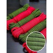 6.0mm 8m 나일론 로프 아웃도어 리드줄, 2.모스그린, 1개