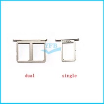 삼성 갤럭시 S6 G920 SIM 카드 홀더 슬롯 트레이 컨테이너 교체 부품, [02] dual grey