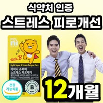 에너지 피로케어 비타민 홍경천 식약청 인정 개선 활력 스트레스 골드 제약회사 비타민비 영양재 먹기쉬운 작은 여성 피로 선물 수험생 50대 관리 포뮬러 식약처 알파 여자 로사빈 비타