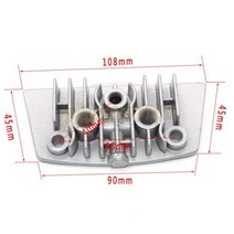미션쿨러 미션오일쿨러 motocycle oil 어댑터 엔진 실린더 커버 50cc-140cc 구덩이 자전거 원숭이 자전거 오토바이 atv quad 예비 자동차, 베이지