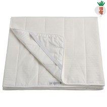 이케아 침대패드 매트리스보호 로센비알 화이트 90x200cm 침구 시트 덮개 방진 펜션