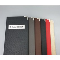 중국집메뉴판 고급 3단 가죽 카페 미용실 식당 메뉴판, 웨이브블랙