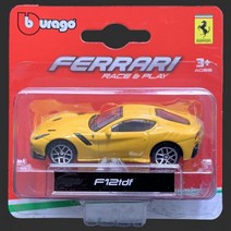 부라고-1:64 페라리 488 GTB 458 스파이더 F40 컴피티션 엔조 430 스쿠데리아 스쿠데리아 F12TDF 콜릿 다이 캐스트 자동차 모델 스포츠카, F12 TDF