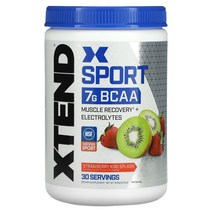 Xtend Sport 7G BCAA 딸기 키위 스플래시 345g(12.2oz), 블루라즈베리아이스
