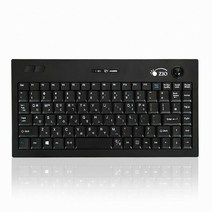 ZIO RMK300U 2.4GHz 무선트랙볼 미니 키보드 + 키스킨 ZIO-RMK300U