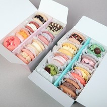 [누니마카롱] 아몬드100% 고메버터 수제 마카롱 (뚱카롱) 8구 선물 세트, 시즌 원(1)