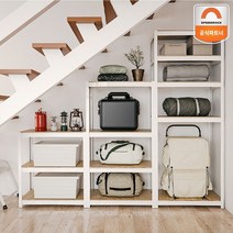 홈던트하우스 시스템선반 800x400x1500 4단 무볼트 다용도 팬트리 철제 수납장, 블랙